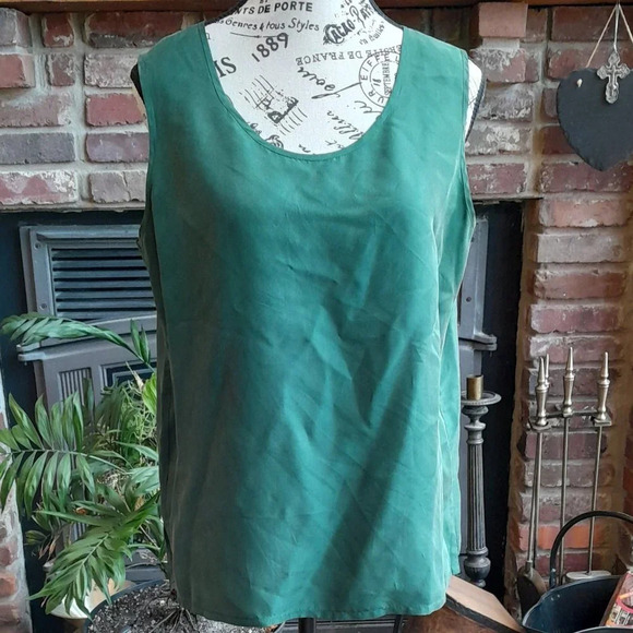 Daniel Hechter Paris Vintage Silk Top - Picture 1 of 4